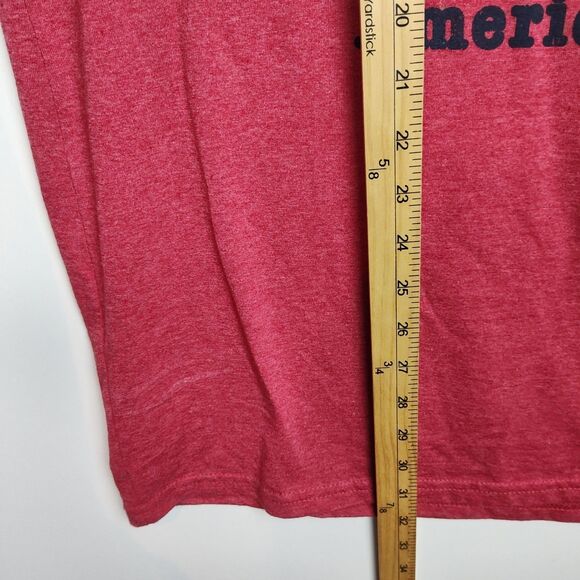 Disney Store Mickey Mouse USA Flag T-Shirt Men's 2XL Red Graphic Print - Picture 5 of 7